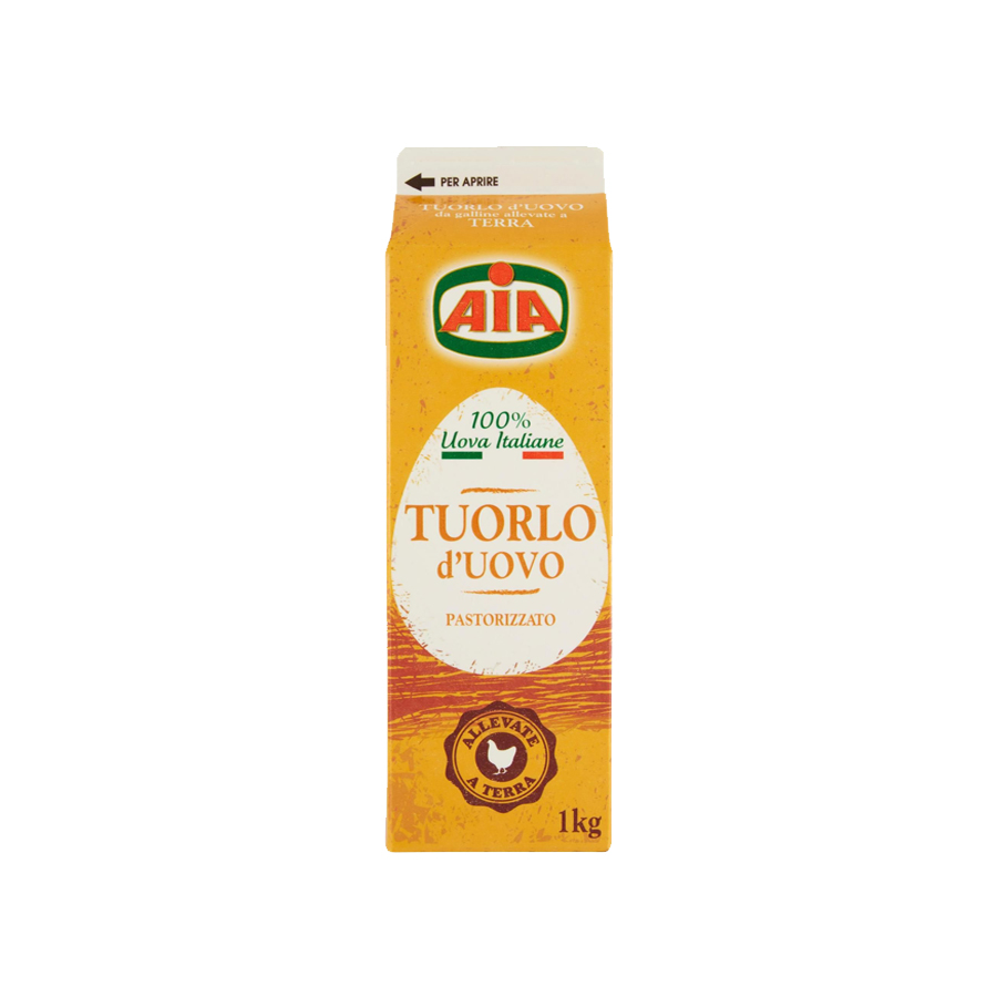 TUORLO D'UOVO PASTORIZZATO 1KG - CT * 6 - AIA