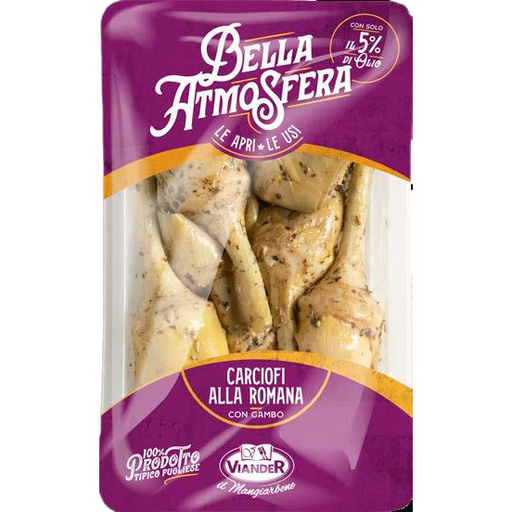 [06004] BELLA ATMOSFERA: CARCIOFI ALLA ROMANA 750GR VIANDER