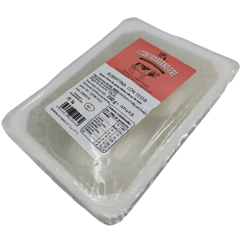 [100002] BURRATA CON TESTA (con cabeza) (125GR x 2) CAJA DE 10 - IL CONTRABBANDIERE