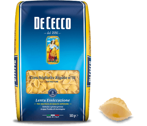 [300133] CONCHIGLIETTE Nº51 500g*24 DE CECCO