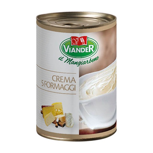 [15022] CREMA AI 5 FORMAGGI LATA 420g - VIANDER