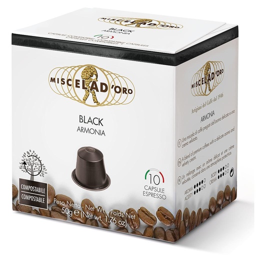 [M540000] Caffè Miscela D'oro BLACK- CAPSULE NES 10 X 5g