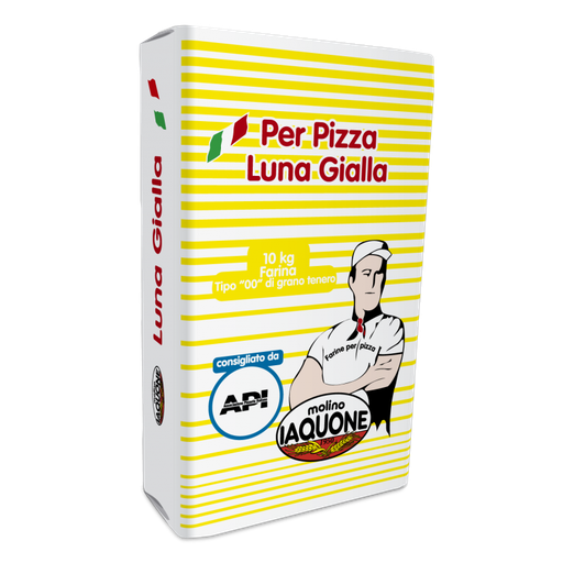 [F00P25G] FARINA "00" Per Pizza "Luna Gialla" 25Kg W300-320 Iaquone