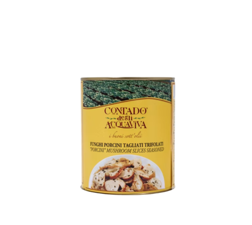[400500] FUNGHI PORCINI TRIFOLATI TAGLIATI AGRA 850gr