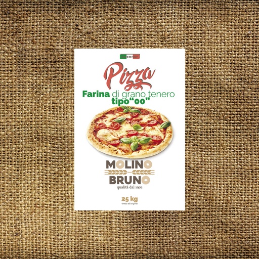 [MB004025] Farina 00 Pizza 25 Kg Molino Bruno