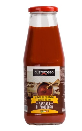 [400630] GUSTAROSSO- PASSATA POMODORO 680GR *12