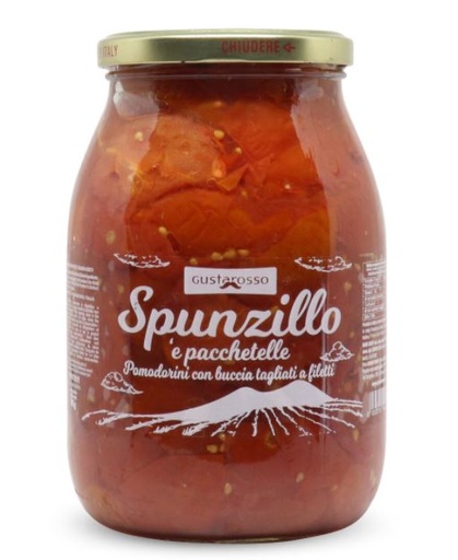 [400635] GUSTAROSSO- SPUNZILLO PACHETTELLE POMODORINI FILETTI 520GR*12