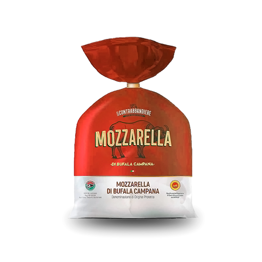 [250g+] MOZZARELLA DI BUFALA DOP BOLSA 250GR (CAJA 12UDS) - IL CONTRABBANDIERE
