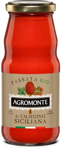 [400714] PASSATA DI CILIEGINO BIOLOGICA 360ML*12  AGROMONTE