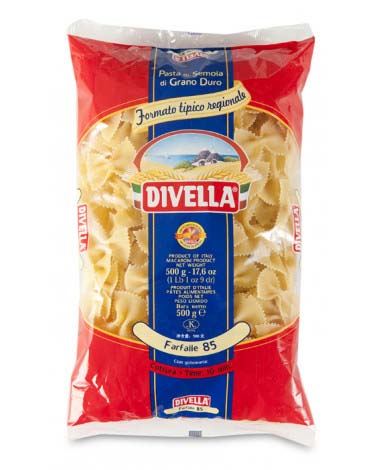 [300090] PASTA DIVELLA FARFALLE 24X 500GR (Nº 85)