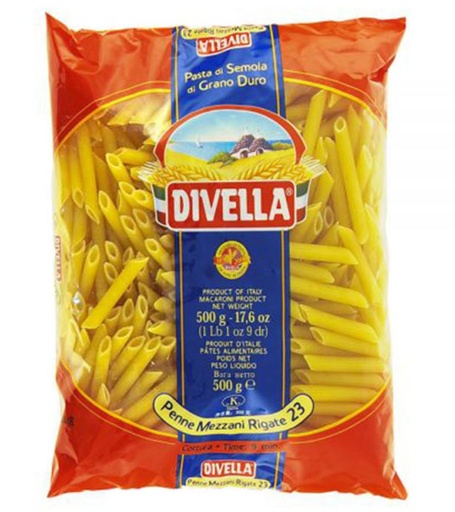 [300702] PENNE MEZZANI RIGATE DIVELLA 500GR Nº23