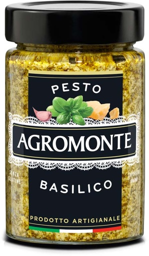 [400732] PESTO AL BASILICO 106GR*12  AGROMONTE