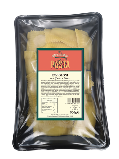 [GFP8211] RAVIOLONI FORMAGGIO/PERE 500G Il Contrabbandiere