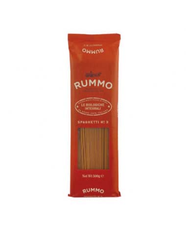 [300844] SPAGHETTI BIO INTEGRALI RUMMO 500GR x 24