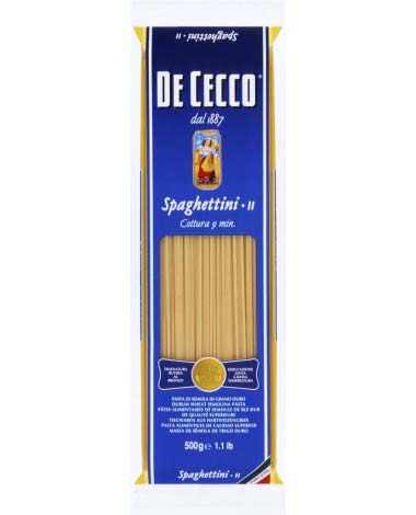 [300189] SPAGHETTINI Nº11 (500GR X 24) DE CECCO