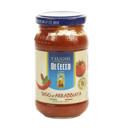 [130545] SUGO ALL'ARRABBIATA 200GR*12 DE CECCO