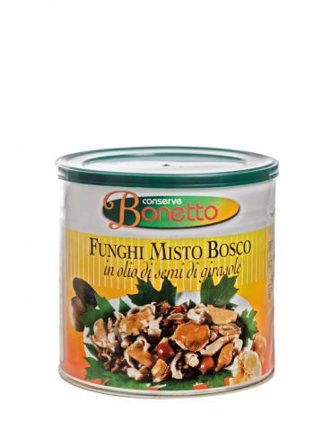 [FNGM02GOB30] FUNGHI MISTO BOSCO IN OLIO (2,65KG X 6LATAS) - Bonetto