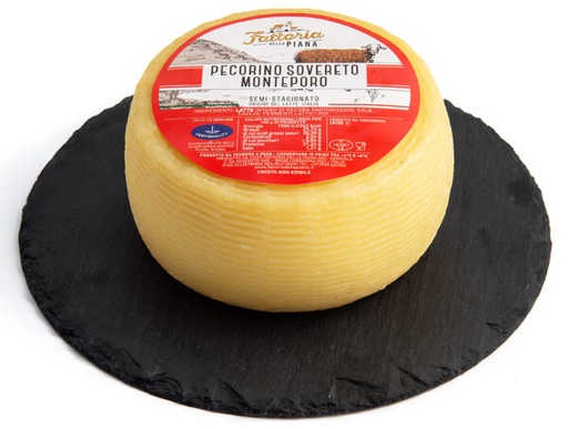 [100237] PECORINO MONTEPORO SOVERETO (1KG) APROX FATTORIA DELLA PIANA