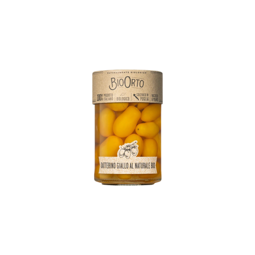 [1000005885] POMODORO DATTERINO GIALLO AL NATURALE (350gr x 6) BIOORTO