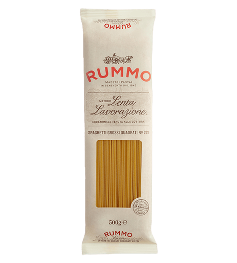 [132657] SPAGHETTI GROSSI  QUADRATI Nº221 (500GR x 24) RUMMO