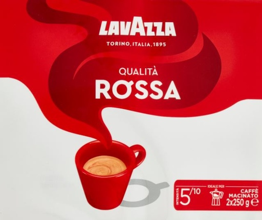 [802300] LAVAZZA QUALITA'ROSSA PACK 250GR X2