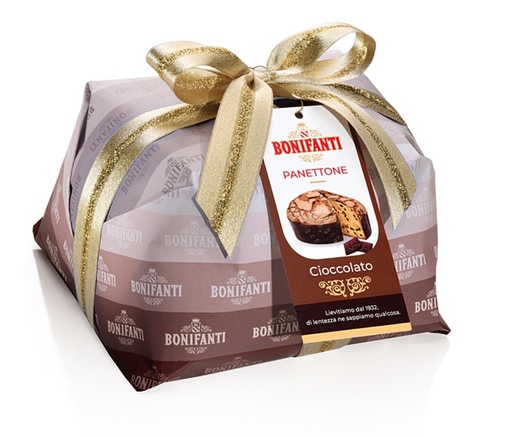 [131425] Panettone Glassato Gocce Cioccolato Incarto 1000 g