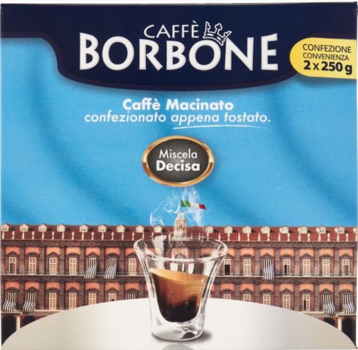 [801014] BORBONE MACINATO DECISA 250 GR X2