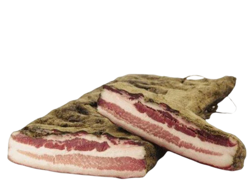 [124100] PANCETTA TESA STAGIONATA Rigatino Italia 3,7Kg Aprox s/vuoto VIANI