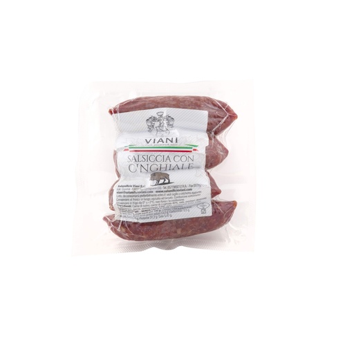 [112700] SALSICCIA CON CINGHIALE 4pz s/vuoto 170g Aprox VIANI