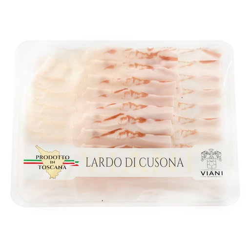 [126920] LARDO STAGIONATO in tranci 200/300g s/v VIANI