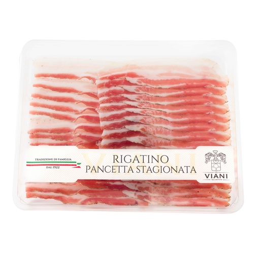 [125620] PANCETTA STAGIONATA Rigatino Italia PF 100g VIANI