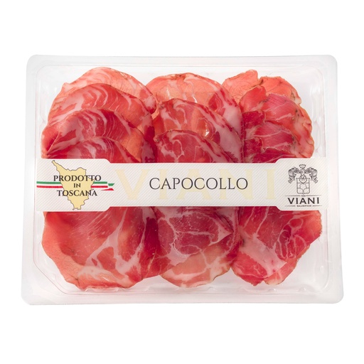 [122950] CAPOCOLLO STAGIONATO aff 100g pfisso VIANI