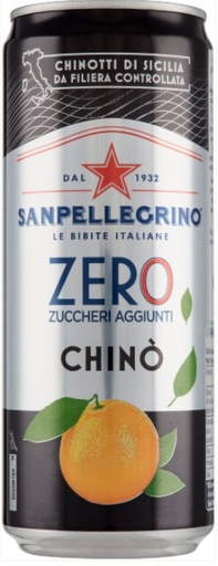 [800642] CHINÒ ZERO (33CL X 24 LATAS) SAN PELLEGRINO