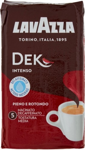 [800010] CAFE LAVAZZA DEK INTENSO 250 GR