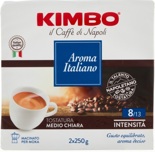 [801020] CAFE KIMBO AROMA ITALIANO 250G X2