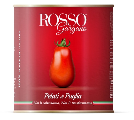 [400087] POMODORI PELATI (2,5KG X 6) ROSSO GARGANO