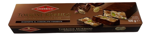 [801329] TORRONE MORBIDO MANDORLE E PISTACCHI 100GR CONDORELLI