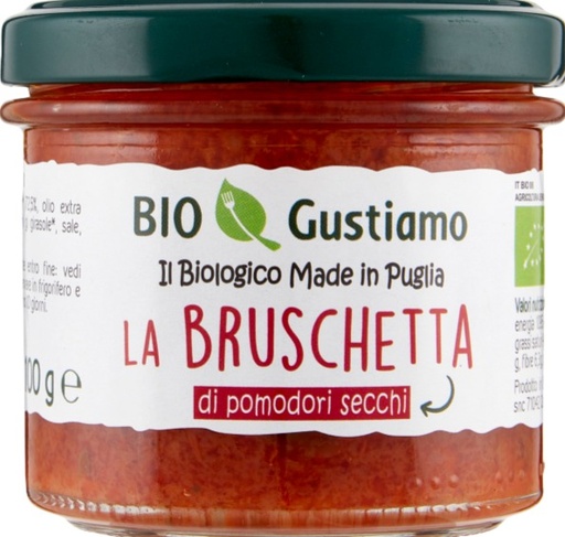 [400520] CREMA DI POMODORI SECCHI 100 GR (X 6) BIO GUSTIAMO