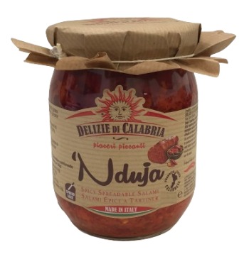 [400228] SALAMI NDUJA 500 GR- DELICADES DE CALABRIA