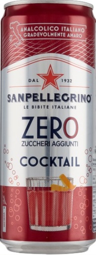 [800648] COCKTAIL ZERO (33CL X 24 LATAS) SAN PELLEGRINO
