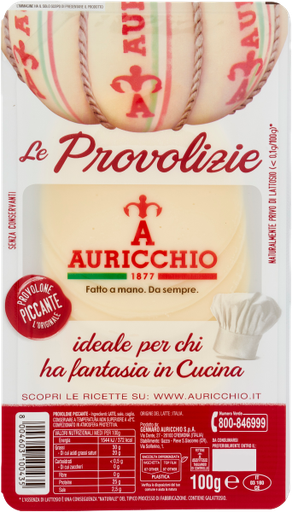 [100457] AURICCHIO PROVOLIZIE FETTE PICCANTI 100 GR
