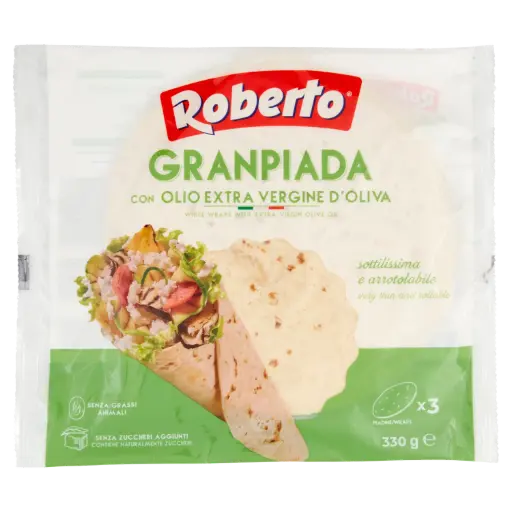 [800620] GRAN PIADA OLIO EXTRAVERGINE 330 GR - ROBERTO 